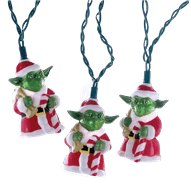 Star Wars Santa Yoda Light Set