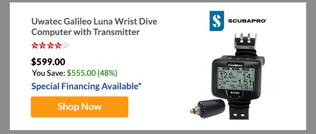 Uwatec Galileo Luna Wrist Dive Computer with Transmitter - Shop Now