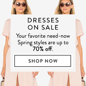 Get 70% off spring dresses.