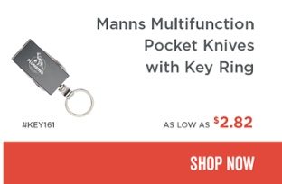 Manns Multifunction Pocket Knives with Key Ring