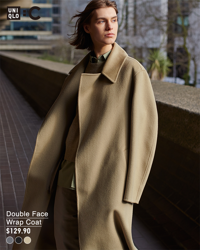 HERO - WOMEN DOUBLE FACE WRAP COAT