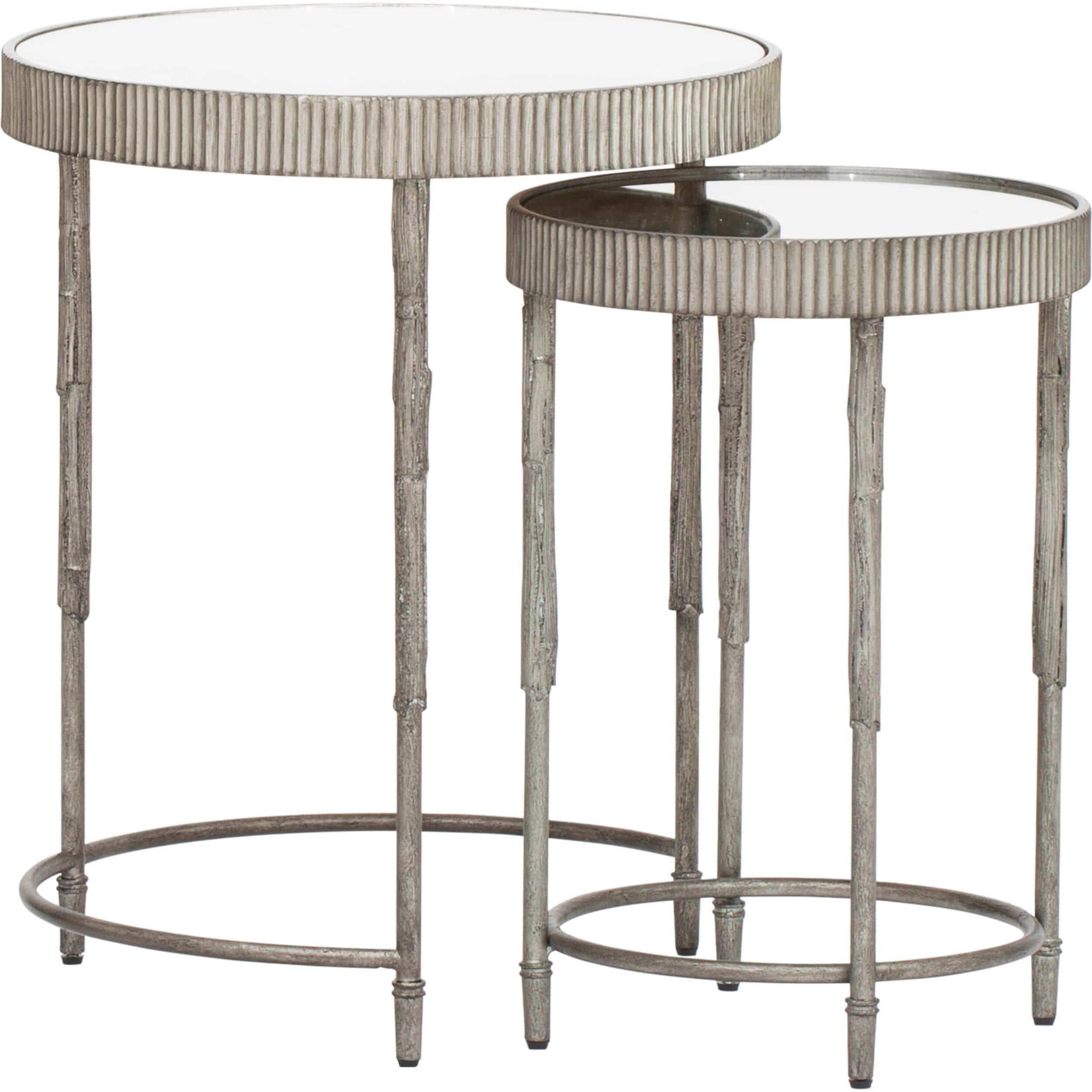 Image of Accent Nesting Tables, Silver (Set of 2)