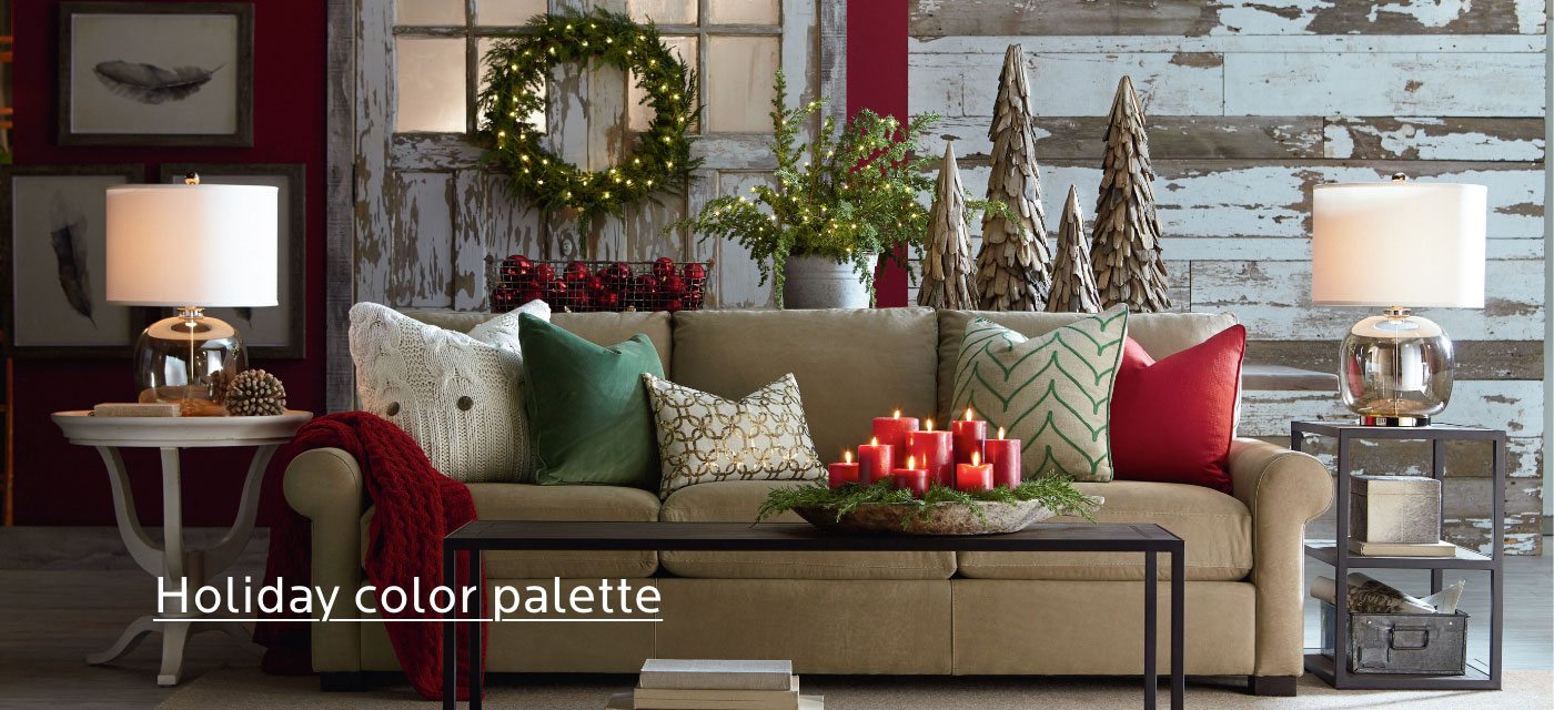 Read Bassett Blog article Holiday Color Palette. 