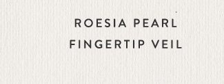 roesia pearl fingertip veil