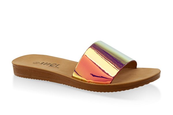 Wide Band Slide Sandals