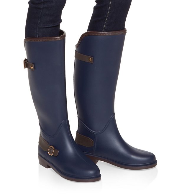 Buckle Detail Rain Boots