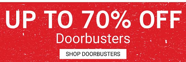 ONE DAY SALE - Up to 70% off Doorbusters - Save on styles for the whole family. Shop Doorbusters.