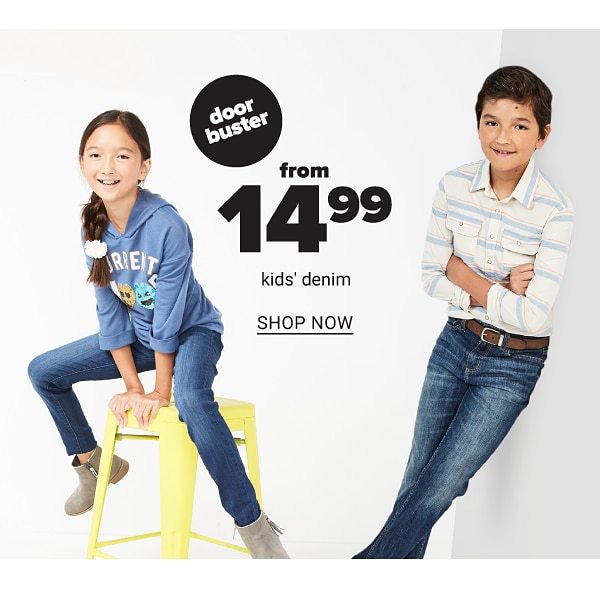 From 14.99 Kids Denim - Shop Now