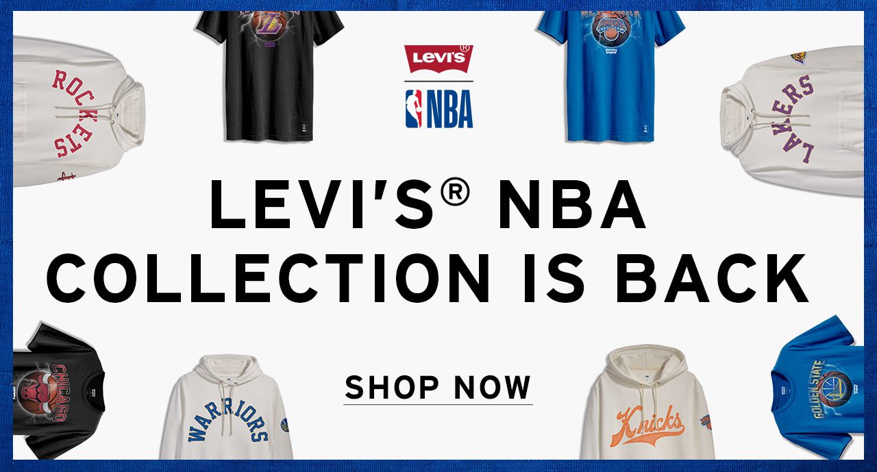 Levi's® NBA Collection is back! SHOP NOW