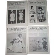 Costume Quarterly For Doll Collectors Volume 7 Number 1-4 Doll Clothes Patterns