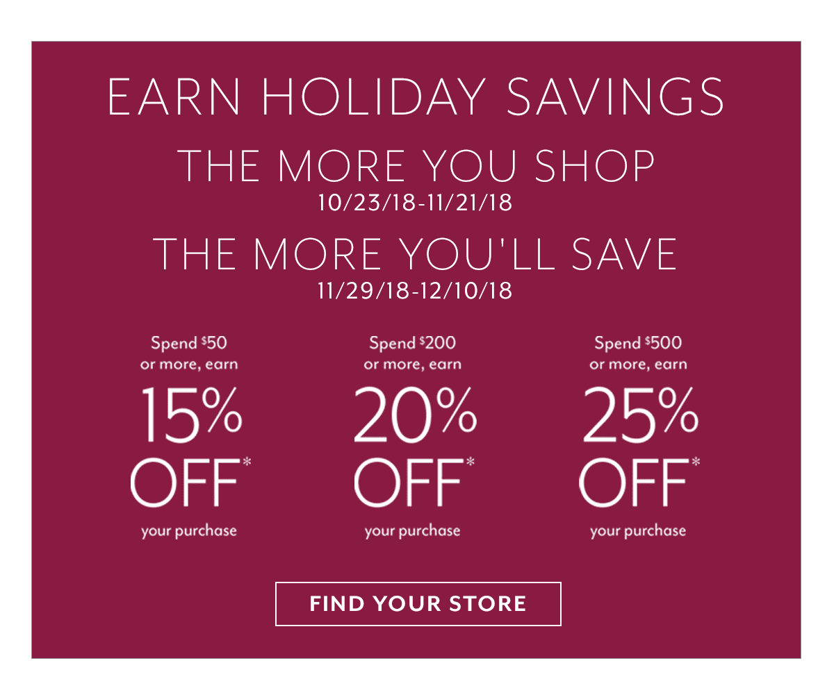 Earn Holiday Savings