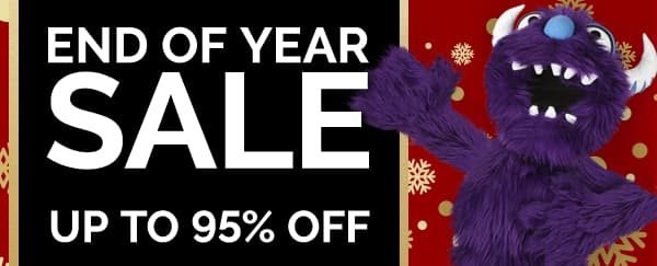 End of Year Sale Up to 95% OFF