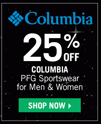 Shop 25% Off Columbia PFG Sportswear for Men & Women
