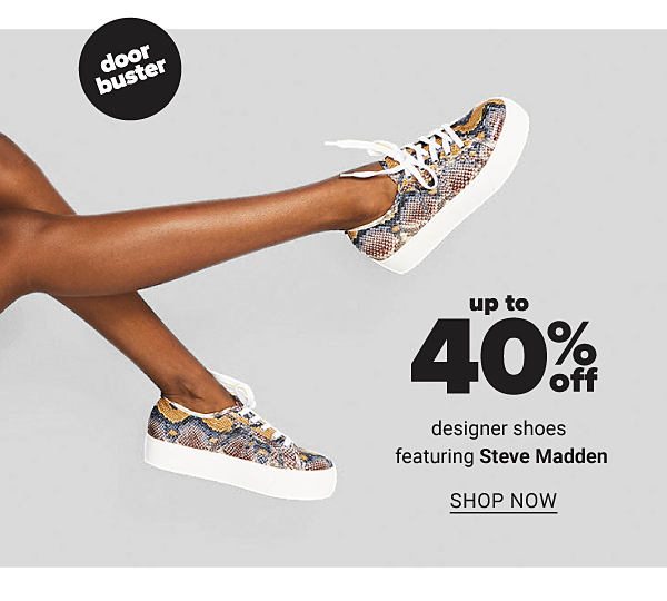 Up to 40% Off Designer Shoes feat. Steve Madden - Shop Now