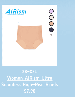 BANNER1 PDP2 - W0MEN AIRISM ULTRA SEAMLESS HIGH-RISE BRIEFS