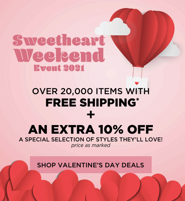 Free shipping on online orders $49 or more+Extra 10% off select Valentine deals.