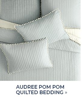 Audree Pom Pom Quilted Bedding