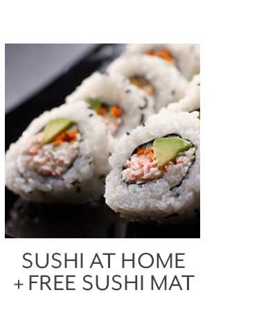 Sushi at Home + Free Sushi Mat