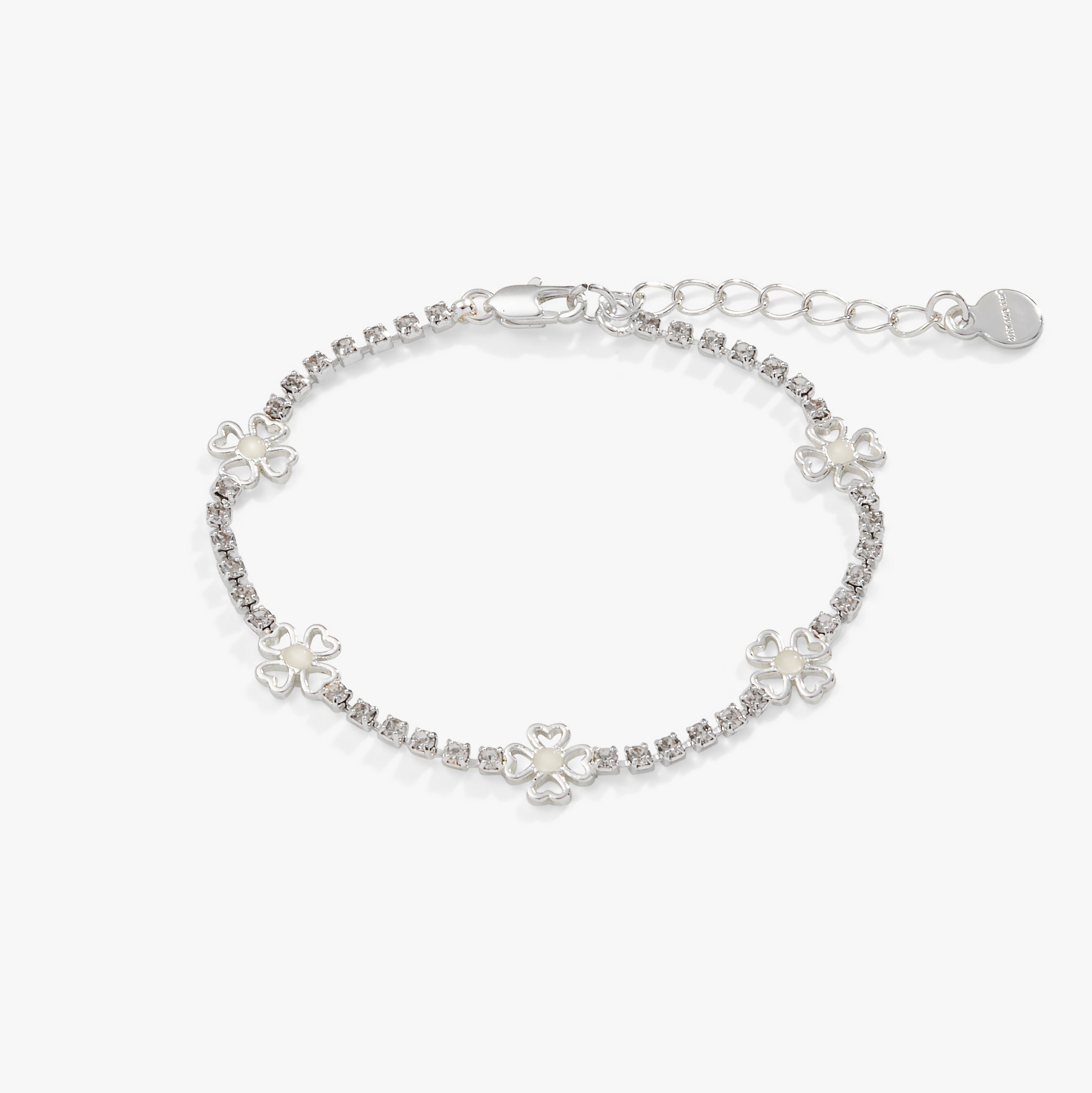 Image of Love + Luck Inline Tennis Bracelet