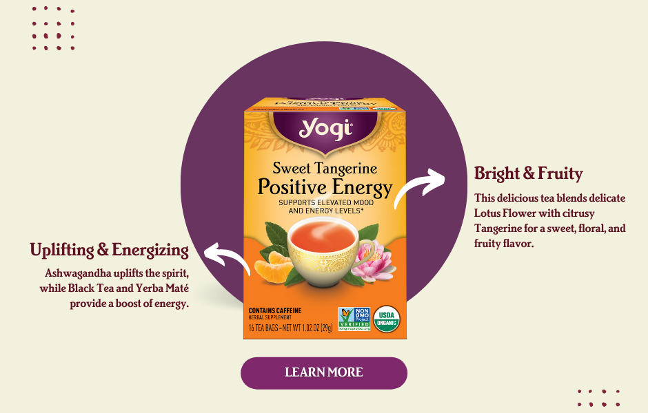 Yogi Sweet Tangerine Positive Energy Tea