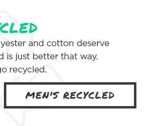 Men's Recycled Clothing