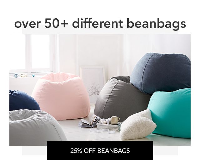 25% OFF BEANBAGS