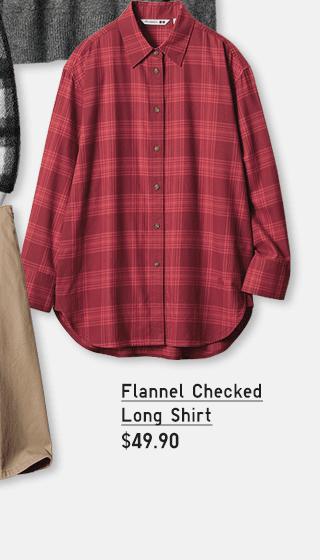 PDP 12 - FLANNEL CHECKED LONG SHIRT