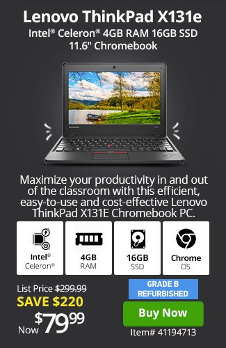 Lenovo TP X131E Intel® 4GB 16SSD w/ 1yr Warranty | 41194713 | Shop Now