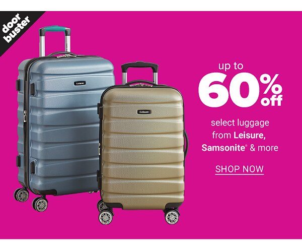 Up to 60% off select Luggage - Shop Now