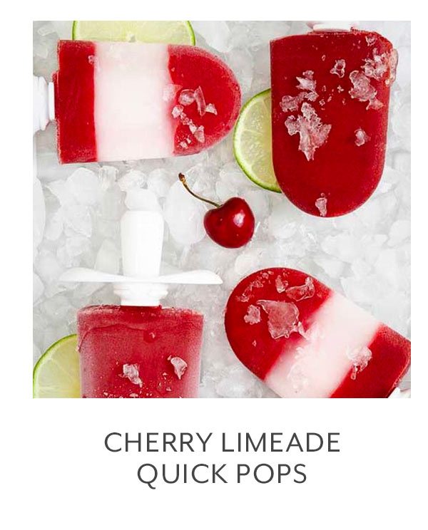 Cherry Limeade Quick Pops