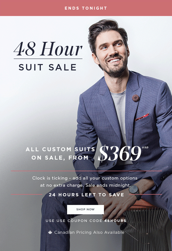 48 HOUR SUIT SALE [SHOP NOW]