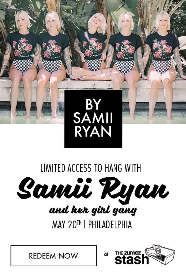 Samii Ryan Sticker Sheet - An Exclusive Reward Available Only Through The Zumiez Stash | Download Now