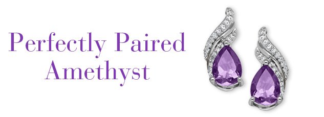 Perfectly Paired Amethyst