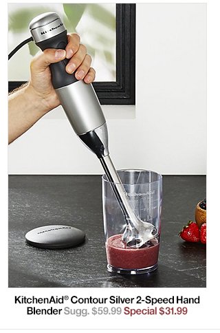 KitchenAid ® Contour Silver 2-Speed Hand Blender