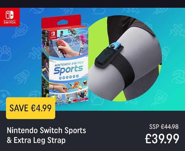 Nintendo Switch Sports & Extra Leg Strap
