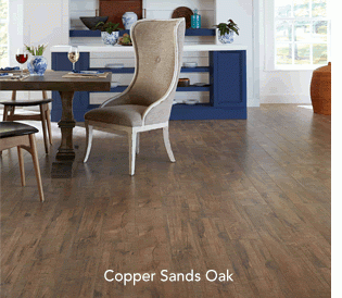 Coastal Chic Timeless Styles Dream, Copper Sands Oak Laminate Flooring