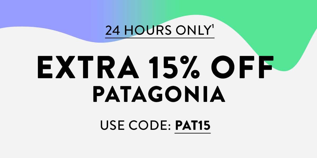 Patagonia 15% off