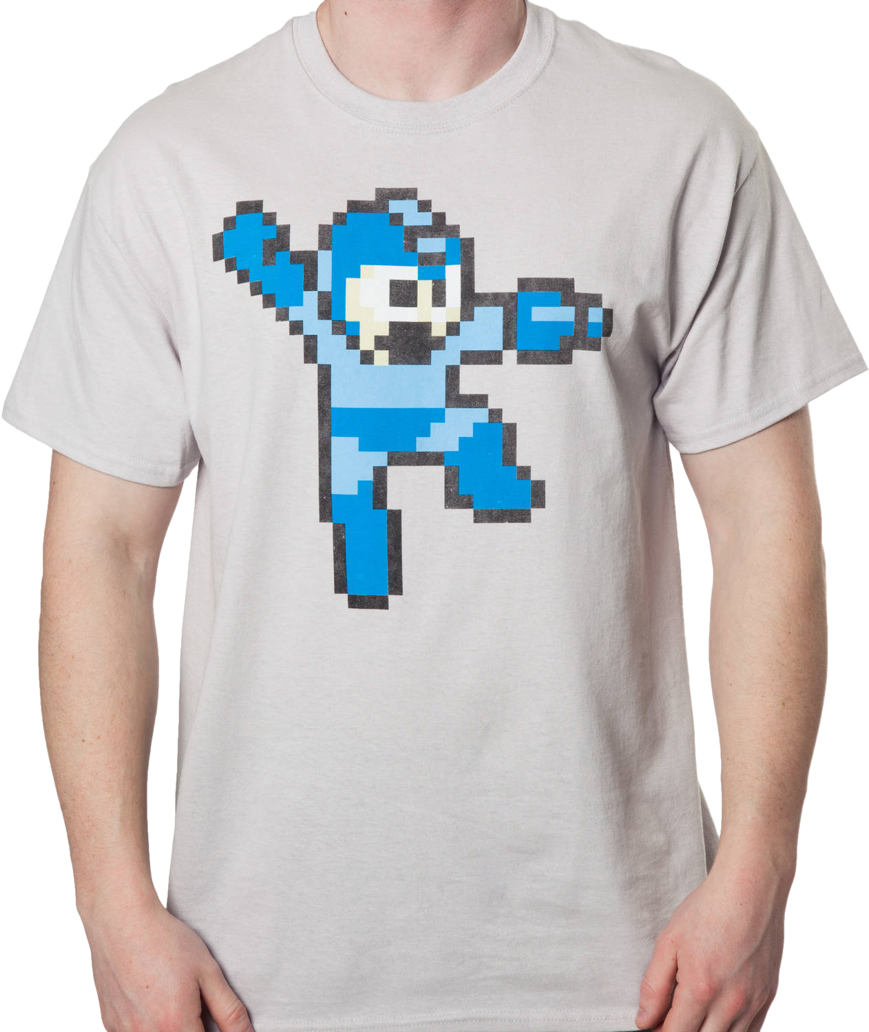 Ice Gray Mega Man Shirt