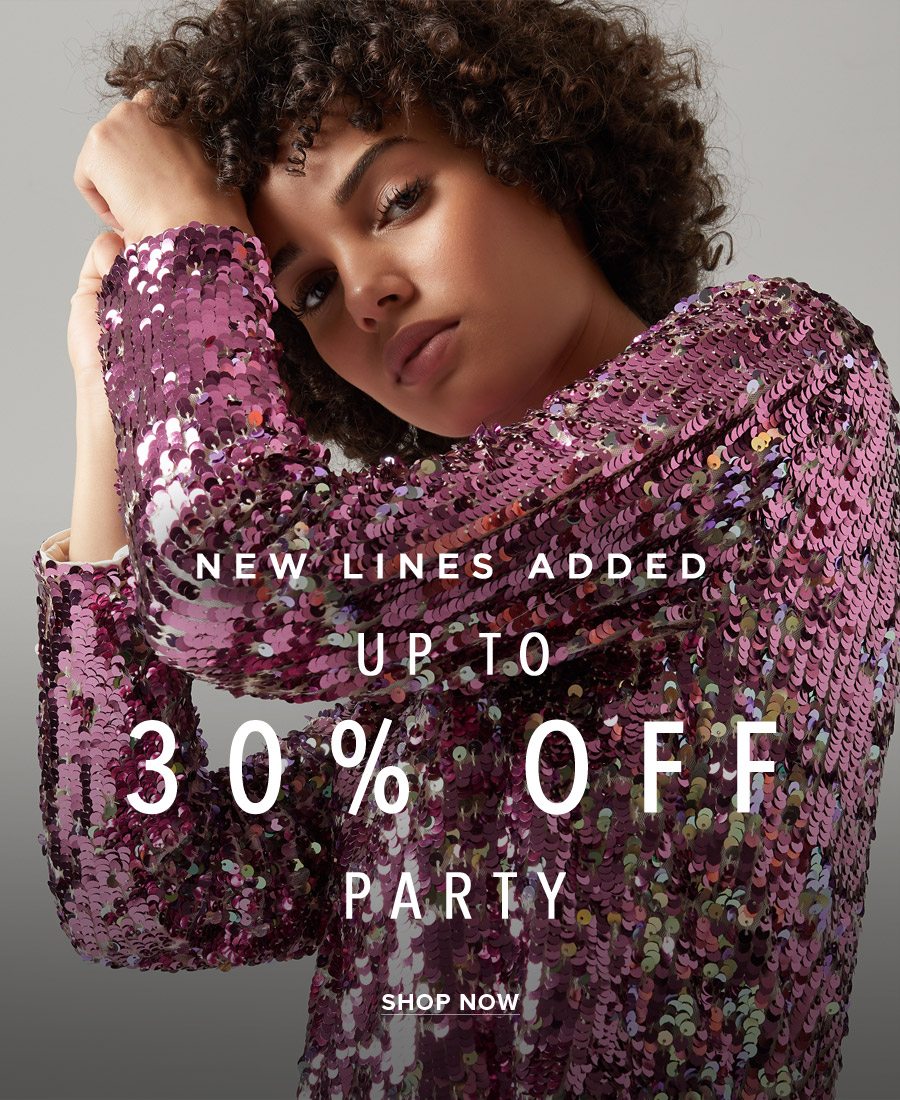 Up to 30% Off Party
