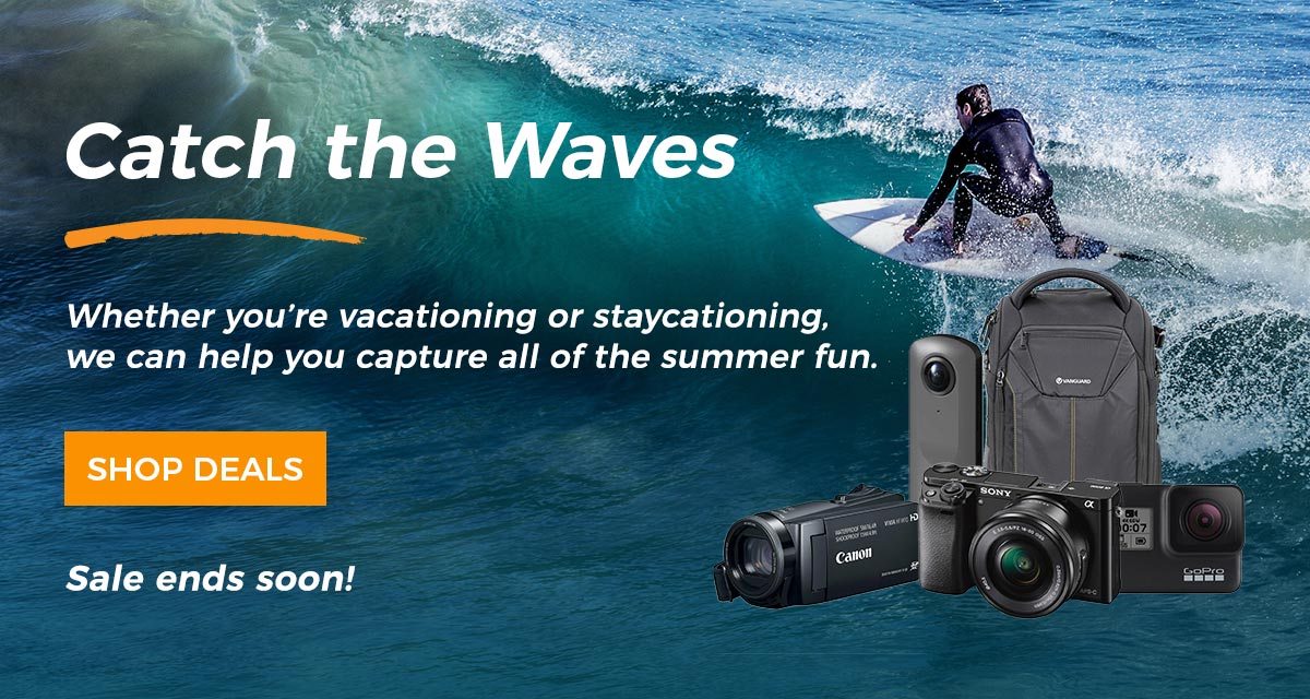 Whether you're travelling abroad or just enjoying the sunshine in town, get the gear you need to get out of your comfort zome and take some creative risks.