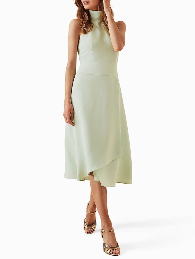 Reiss Doriana High Neck Dress