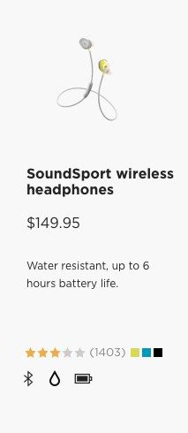 SoundSport wireless headphones