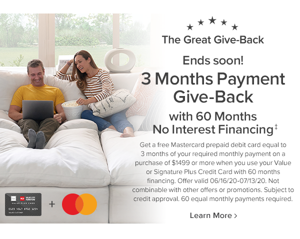 The Great Give Back. Learn More