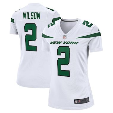  Nike Zach Wilson White Player Jersey