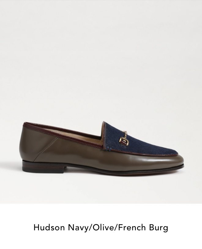 Loraine Bit Loafer (Hudson Navy/Olive French Burg)