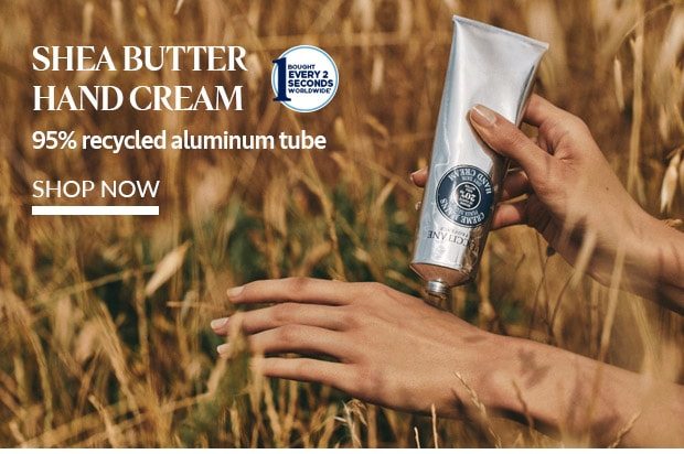SHEA BUTTER HAND CREAM*. SHOP NOW