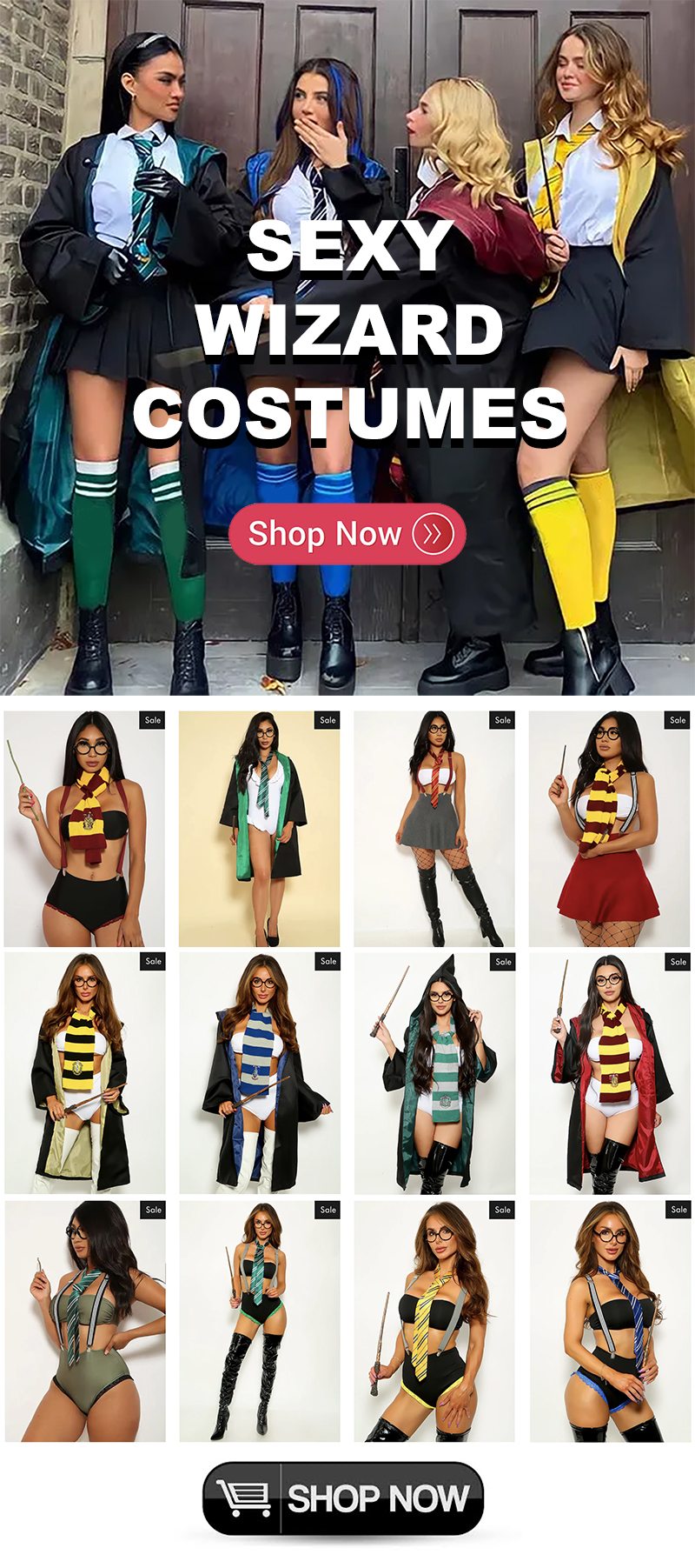 The Hottest Wizard And Witches Costumes!