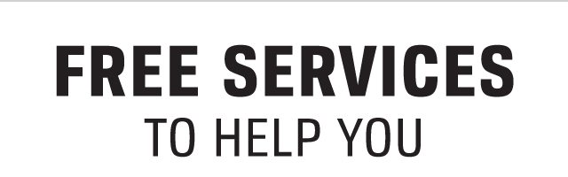 Free Services To Help You