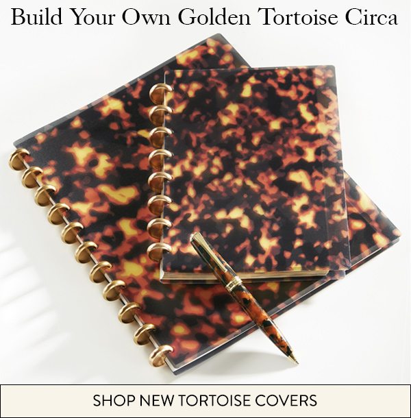 Circa Tortoise Notebook Covers (set of 2)