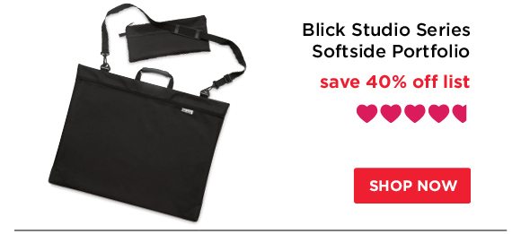 Blick Studio Series Softside Portfolio - save 40% off list